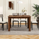 Extendable Dining Table for 4-8 People 47"-62" Large Rectangular Kitchen Table by LJGDeals