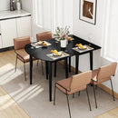 Extendable Dining Table Set with 2 Half-Round and 1 Rectangular Tables by LJGDeals