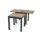 31.5-63 Inches Extendable Patio Table for 4-6 People-Natural by LJGDeals