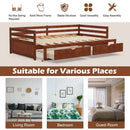 Extendable Twin to King Daybed with Trundle and 2 Storage Drawers by LJGDeals