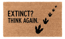Extinct Think Again Coir Mat