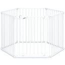 Extra Wide Baby Gate Fits 34.5-154" Openings 6-Panel Adjustable Pet Safety Fence by LJGDeals