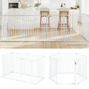 Extra Wide Baby Gate Fits 34.5-154" Openings 6-Panel Adjustable Pet Safety Fence by LJGDeals