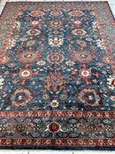 Trasitional Serapi Ghazni Wool Rug – 8' x 10’ – Intricate Floral Design