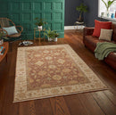5’10”x8’10" Hand Knotted Wool High Low Pile Sculpted Area Rug