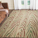 8’5”x11’6" Hand Knotted 100% Wool Peshawar Modern Oriental Area Rug Beige