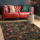 8’3”x9’11" Hand Knotted Wool French Aubusson Savonnerie Area Rug Green