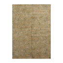 5' 1''x7' 2'' Hand Knotted Tibetan 100% Wool Michaelian & Kohlberg Transitional  Oriental Area Rug Moss,Beige Color