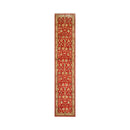 2'6''x12'7'' Red, Beige Hand Knotted 100% Wool Chobi Peshawar Traditional Oriental Area Rug Runner