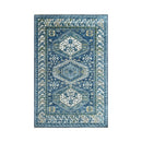 6x9 LoomBloom Blue, Ivory Hand Knotted 100% Wool Turkish Oushak Traditional Oriental Area Rug