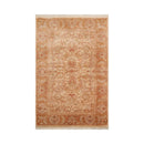 4x6  Beige, Caramel Hand Knotted 100% Wool Chobi Peshawar Traditional Oriental Area Rug