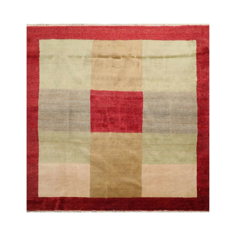 4x6 Rust, Mint Hand Knotted Persian 100% Wool Pak Persian 16/18 Traditional Oriental Area Rug