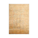 6x9 Aqua, Gold Hand Knotted Oushak 100% Wool Kalaty Traditional Oriental Area Rug