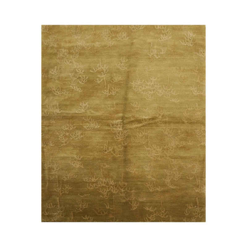 4x6 Lime Hand Knotted Tibetan 100% Wool Michaelian & Kohlberg Traditional Oriental Area Rug
