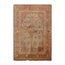 4x6 Beige, Orange Hand Knotted Tribal 100% Wool Heriz Traditional 250 KPSI Oriental Area Rug