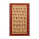 3x5 Gold, Brown Hand Knotted Tibetan 100% Wool Michaelian & Kohlberg Transitional Oriental Area Rug