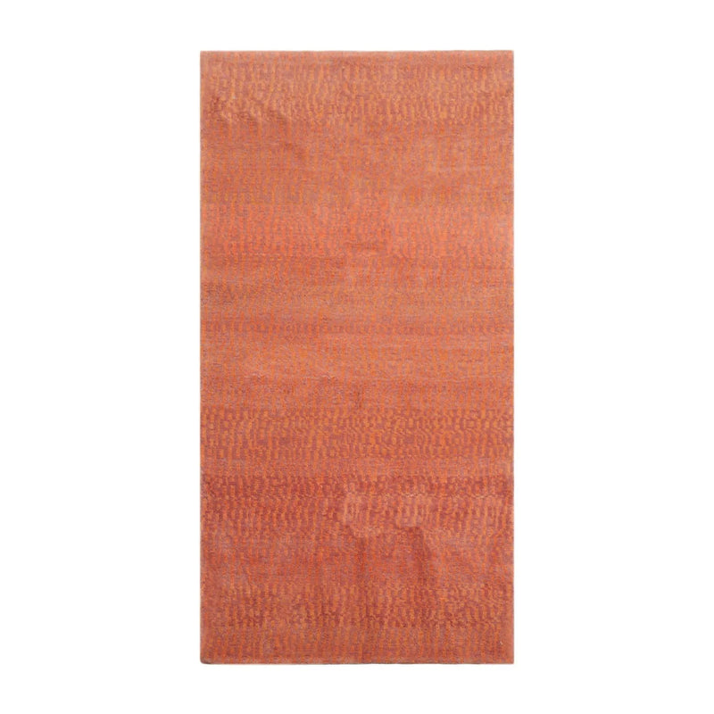3x5 Muted Coral Hand Knotted Tibetan 100% Wool Michaelian & Kohlberg Modern & Contemporary Oriental Area Rug