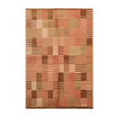 4x6 Rose, Beige Hand Knotted Tibetan 100% Wool Michaelian & Kohlberg Modern & Contemporary Oriental Area Rug