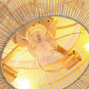 20 Inch Flora DC Motor Farmhouse Flush Mount Ceiling Fan with Light