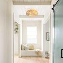 20 Inch Flora DC Motor Farmhouse Flush Mount Ceiling Fan with Light