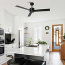 52" DC Motor 3 Blades Modern Downrod Mount Ceiling Fan