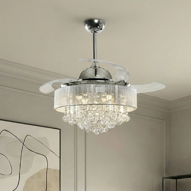 42" Broxburne Smart Fan with LED Light, photo 3 of 12