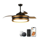 52" Mayna Smart Fan With Led Light by Parrot Uncle