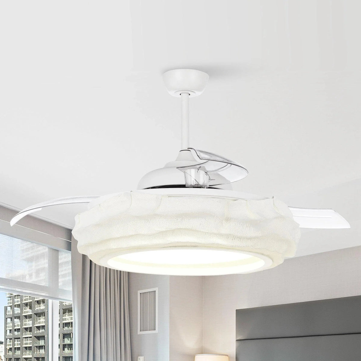 52" Jaipur Smart Fan with LED Light, photo 10 of 19