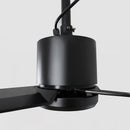 42 Inch Rhine Indoor/Wet Outdoor IP65 Black Anywhere Waterproof Ceiling Fan with LED Light and Convenient Hanging Hook