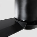 42 Inch Rhine Indoor/Wet Outdoor IP65 Black Anywhere Waterproof Ceiling Fan with LED Light and Convenient Hanging Hook