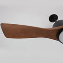 42 Inch Patio Guard IP65 Outdoor DC Motor Black Modern Hanging Buckle Downrod Ceiling Fan with Light