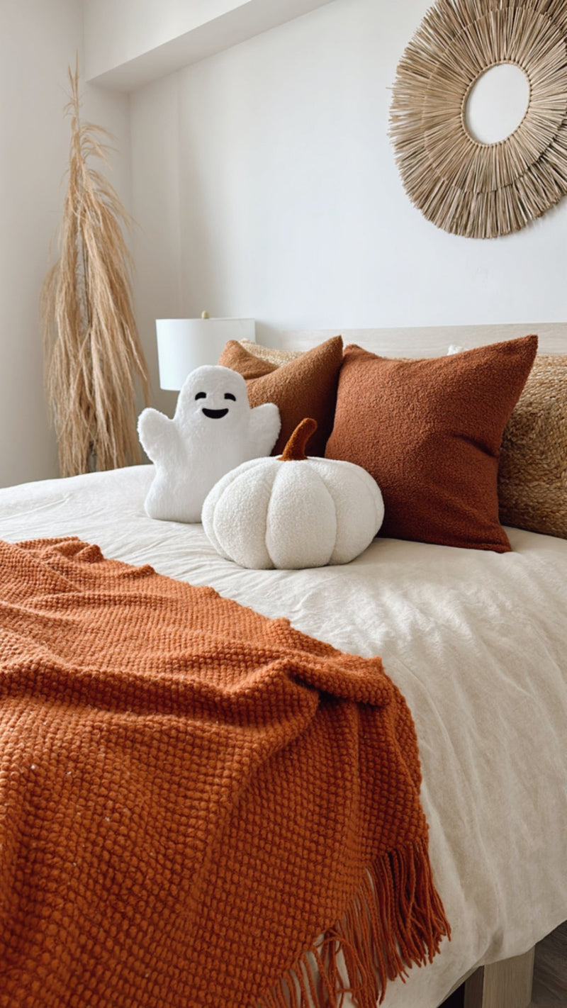 Faux Fur Ghost Pillow PREORDER