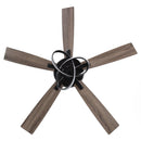 52 Inch Oregon DC Motor Modern Downrod Ceiling Fan with LED Light