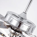 52 Inch Oregon DC Motor Modern Downrod Ceiling Fan with LED Light