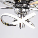 52 Inch Oregon DC Motor Modern Downrod Ceiling Fan with LED Light