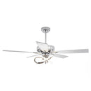 52 Inch Oregon DC Motor Modern Downrod Ceiling Fan with LED Light