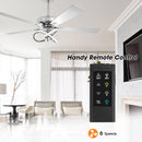 52 Inch Oregon DC Motor Modern Downrod Ceiling Fan with LED Light