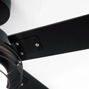 52 Inch Bernice DC Motor Industrial Downrod Ceiling Fan with LED Light and Remote Control