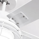 52 Inch Bernice DC Motor Industrial Downrod Ceiling Fan with LED Light and Remote Control