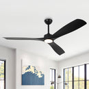 60 Inch Alexi DC Motor Modern Downrod Ceiling Fan with LED Light