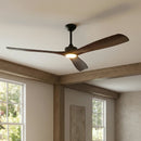 60 Inch Alexi DC Motor Modern Downrod Ceiling Fan with LED Light