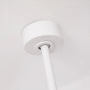 52 Inch Dinah Modern Downrod Mount Ceiling Fan with Remote Control and LED Light