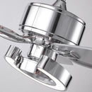 52 Inch Arlen Double-sided Blades Downrod Mount LED Ceiling Fan with Remote Control