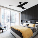52" Wesley Industrial DC Motor Downrod Mount Reversible Ceiling Fan with Remote Control