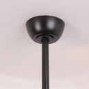 52" Dicken Modern Downrod Mount Reversible Crystal Ceiling Fan with Lighting