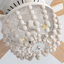 48" New Delhi Farmhouse Flush Mount Reversible Ceiling Fan with Lighting and Remote Control