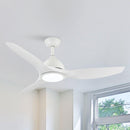 52" Vaczon 3 Blades Ceiling Fan with LED Light and Remote Control