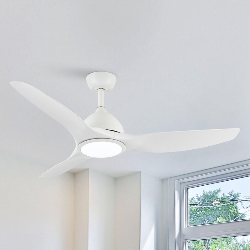 52" Vaczon 3 Blades Ceiling Fan with LED Light and Remote Control