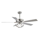 52" Zelda Modern DC Motor Downrod Mount Reversible Ceiling Fan with Lighting and Remote Control
