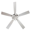 52" Zelda Modern DC Motor Downrod Mount Reversible Ceiling Fan With Remote Control